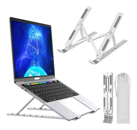 Suporte Para Notebook Alum Nio Ajust Vel Dobr Vel Ergon Mico Mercadolivre