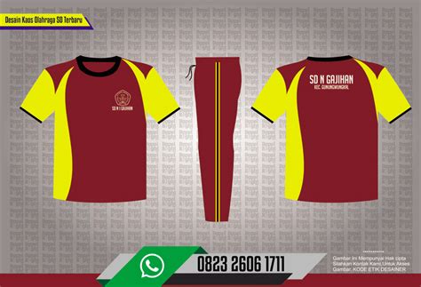 Baju Olahraga Sd Homecare24