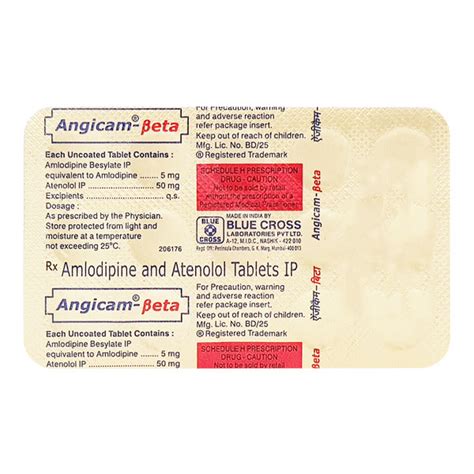 Angicam Beta Tablet S Price Uses Side Effects Netmeds