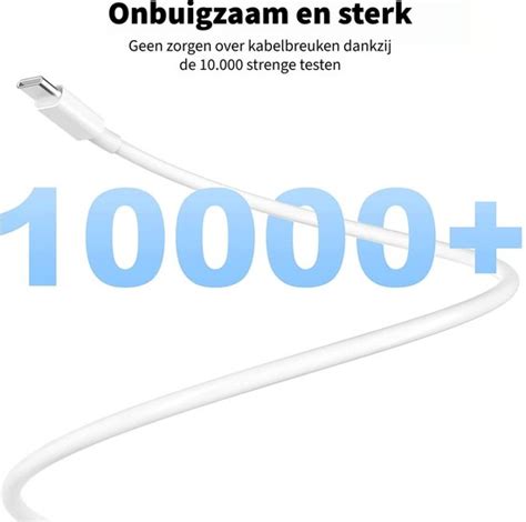 Usb C Kabel Snellader W Usb C Naar Usb C Data Transfer Kabel