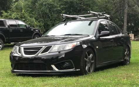 Custom Saab 9 3 Turbo X Griffin Drifting In The Snow