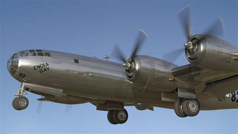 Boeing B29 Enola Gay Model TurboSquid 2173348