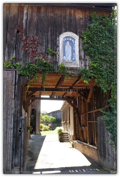 Entrée de ferme À Ebersheim F Alsace Pierre Promeneur Photographe