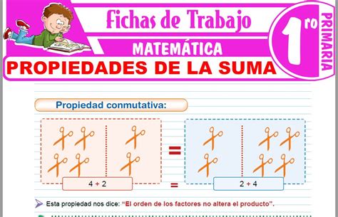 Propiedades De La Suma Para Primero De Primaria Fichas De Trabajo