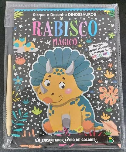 Livro Rabisco M Gico Risque E Desenhe Dinossauros Brijbasi Art