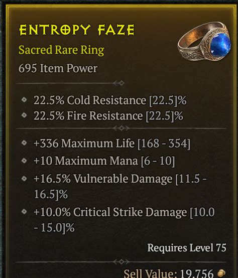 Crit Crit Dmg Vuln Life Ring Topic D2jsp