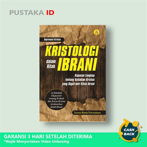 Jual Buku Kristologi Dalam Kitab Ibrani Original Shopee Indonesia