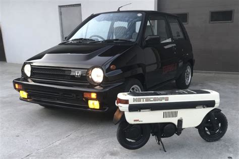 No Reserve: 1985 Honda City Turbo II w/Motocompo Scooter for sale on ...