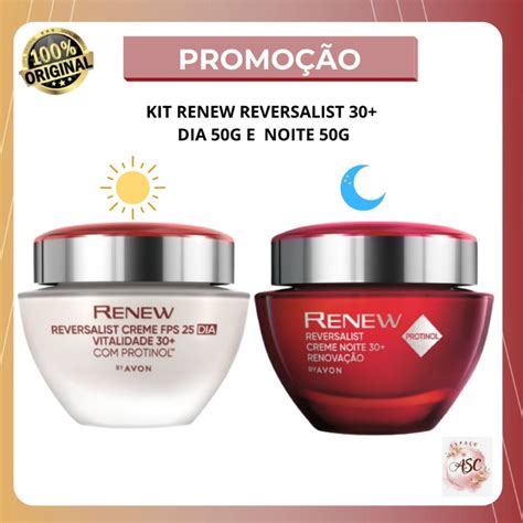 Kit Renew Reversalist 30 1 Creme Dia 50g 1 Creme Noite 50g Shopee