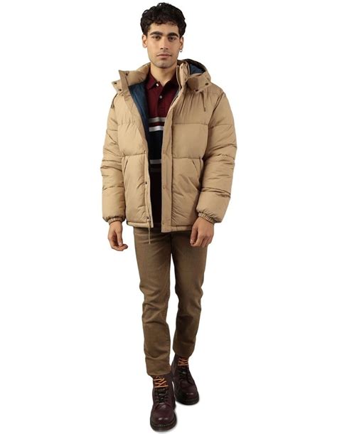 American Eagle Big Puffer Jacket In Field Khaki Myer
