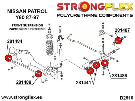 286131A Zestaw Zawieszenia Przedniego SPORT Nissan Patrol Y60 286131A