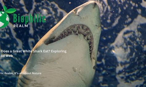 What Does A Great White Shark Eat Exploring Its Food Web