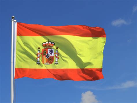 Spain with crest Flag for Sale - Buy online at Royal-Flags