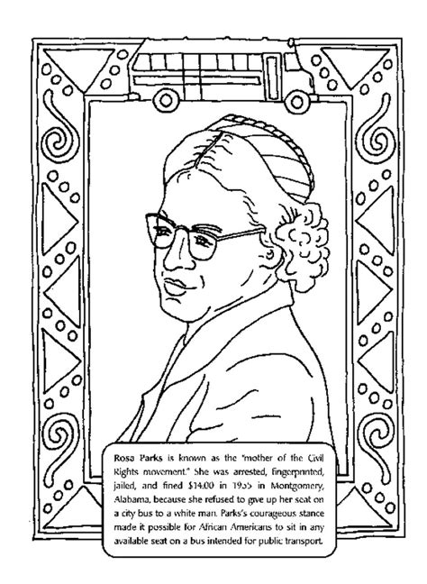 Black History Month Coloring Page Coloring Home