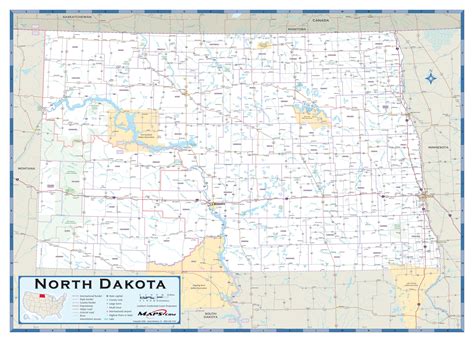 Printable Map Of North Dakota Printable Word Searches