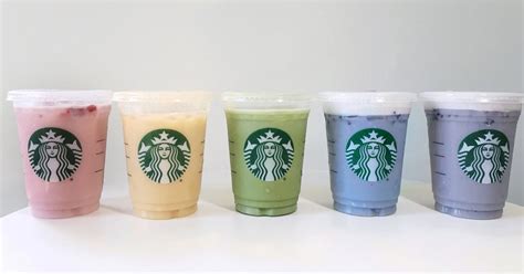 Starbucks Rainbow Drinks Review | POPSUGAR Food