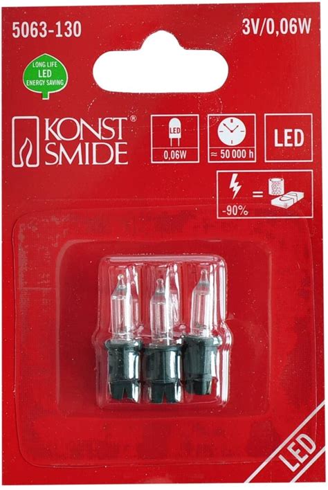 Konstsmide 5063 130 LED Ersatzbirne grün 3er Blister LED Universum