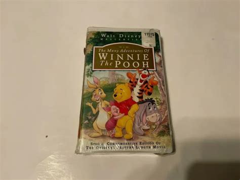 The Many Adventures Of Winnie The Pooh Vhs 1996 New Sealed £13 38