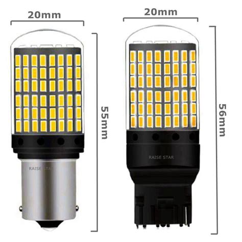 Pc T W W Led Bulbs Smd Led Canbus No Error Ba S