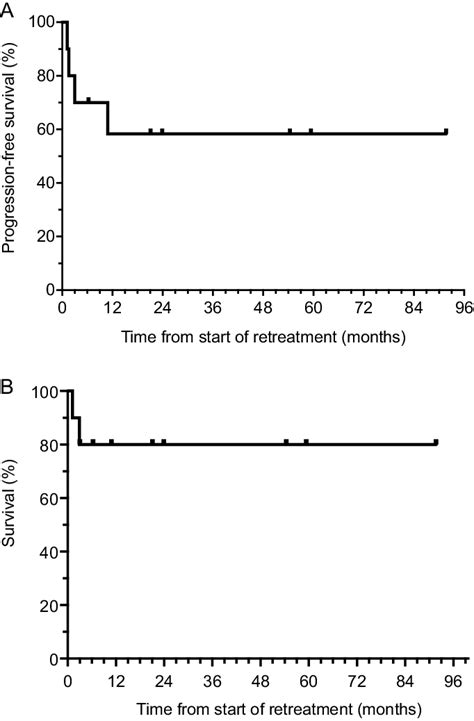 A Kaplan Meier Analysis Of Progression Free Survival From The Time Of