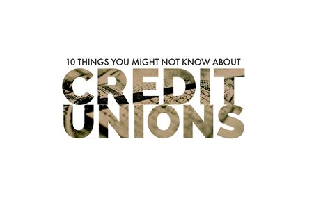 10 Things To Know About Credit Unions Rbfcu