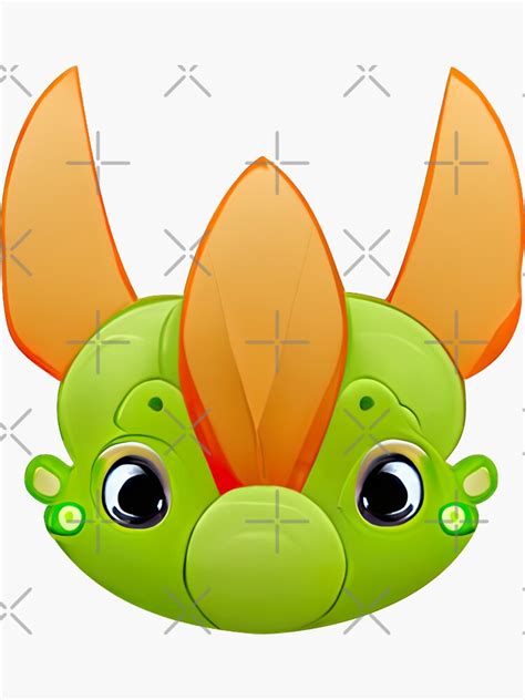 Cute Green Dragon Sticker For Sale By Fallshrooms Redbubble