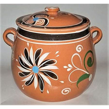 Amazon La Mexicana Olla De Barro Pot Quart Mexican Clay Pots