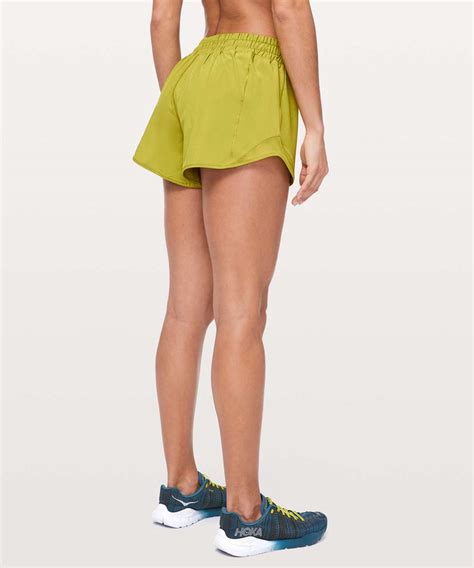 Lululemon Hotty Hot Short II Long Golden Lime Lulu Fanatics