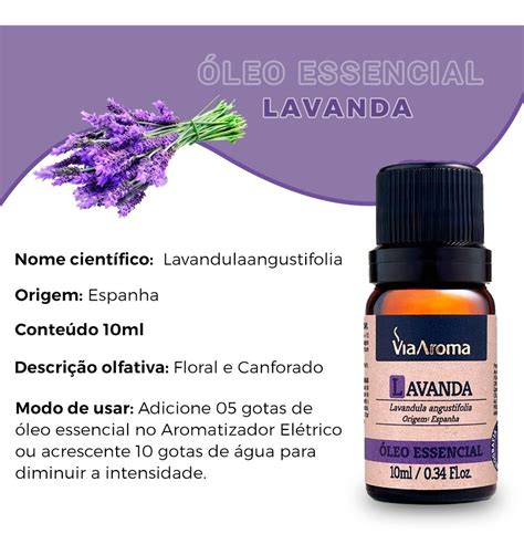 Kit Leo Essencial Lavanda Menta Piperita Via Aroma Mercadolivre