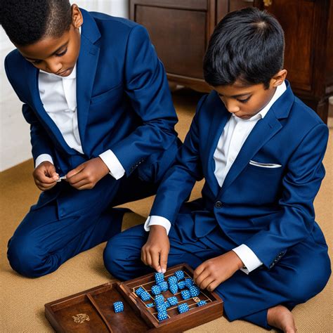 2 young boys playing mangala brainteaser by zehra betül tatlı Playground