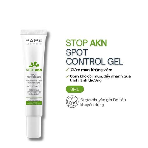 Babe Stop Akn Control Gel Helps Dry Acne Gum Reduce Acne Quickly Ml Shopee Malaysia