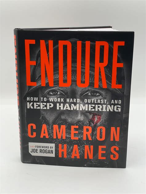 Endure Cameron Hanes Signed Book