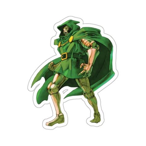 Doctor Doom Marvel Vs Capcom 2 Die Cut Stickers £1092 Picclick Uk