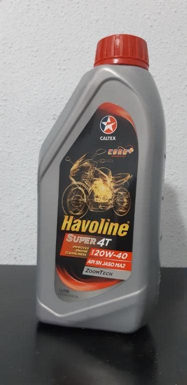 Engine Oil Caltex Havoline Super 4T 20W 40 Motorcycles Motorcycle