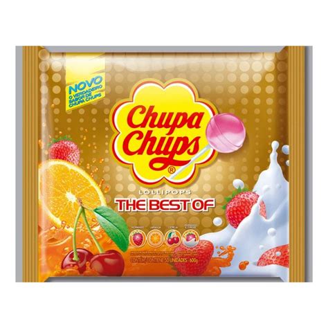 Pirulito Chupa Chups Bag Chupa Chups Frutas E Creme Contém 50