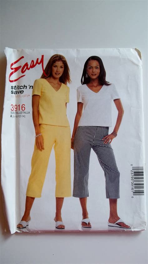 Designs Capri Pants Sewing Pattern Manasiansley