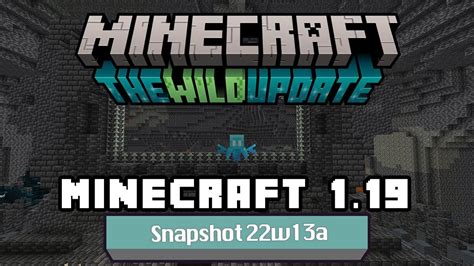 Minecraft 1 19 Snapshot 22w13a Allay Ancient Cities Y Más Youtube