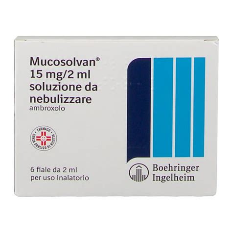 Mucosolvan Soluzione Da Nebulizzare Fiale Farmacia Regno