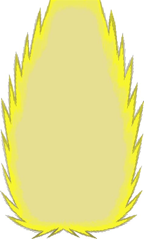 Super Saiyan Aura Glowing Flames Dynamic Energy PNG | PNG All