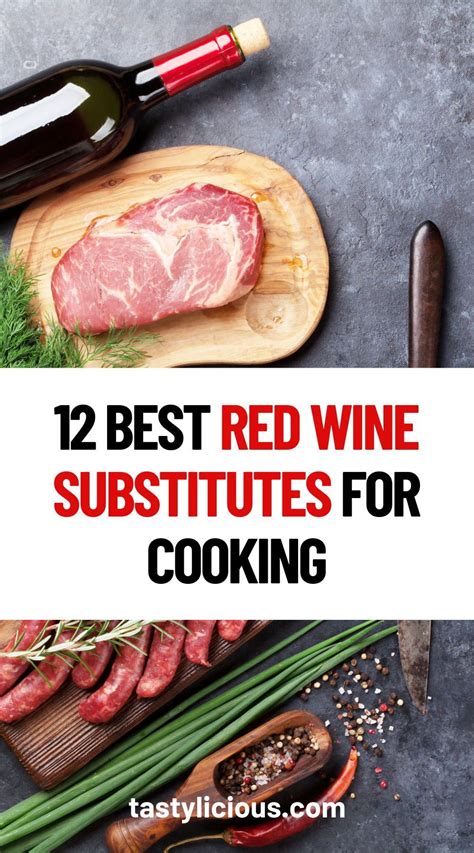 12 Best Red Wine Substitutes For Cooking Tastylicious Red Wine Recipes Cooking Cooking