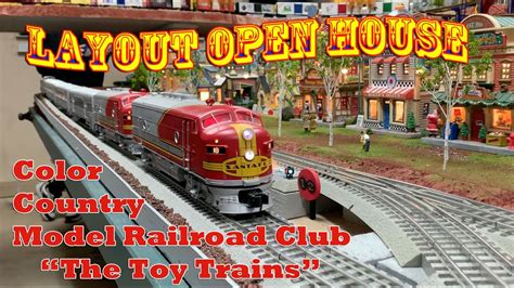 Toy Trains The Color Country Model Railroad Open House 2021 YouTube