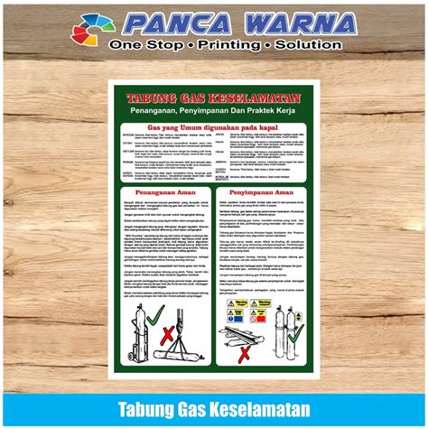 Jual Stiker Kapal Safety Sign Tabung Gas Keselamatan ISM Perkapalan