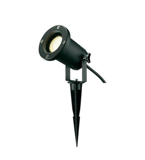 Faretto Da Giardino Con Picchetto Per Lampade Led Con Attacco Gu Nero