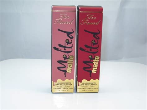 Too Faced Melted Matte Liquified Long Wear Matte Lipstick Review