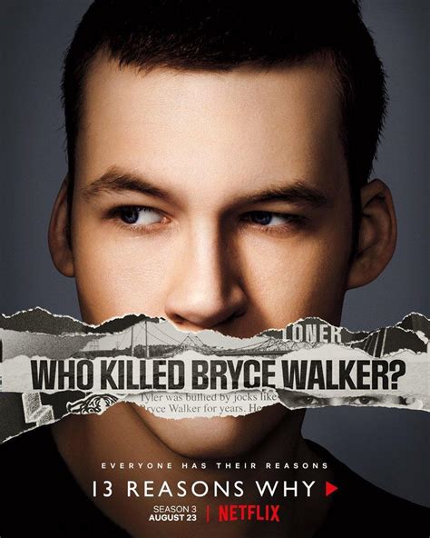 Secci N Visual De Por Trece Razones Qui N Mat A Bryce Walker Serie