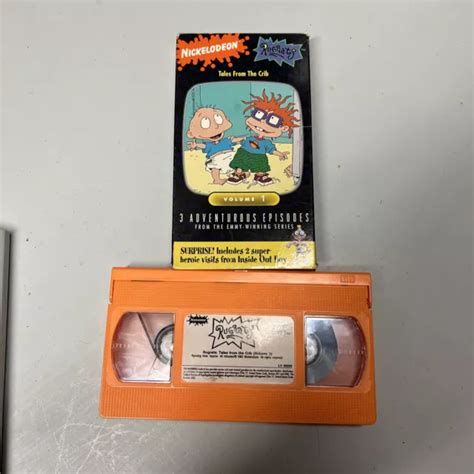 Nickelodeon Rugrats Tales From The Crib Vhs Video Tape Nick Jr Eur