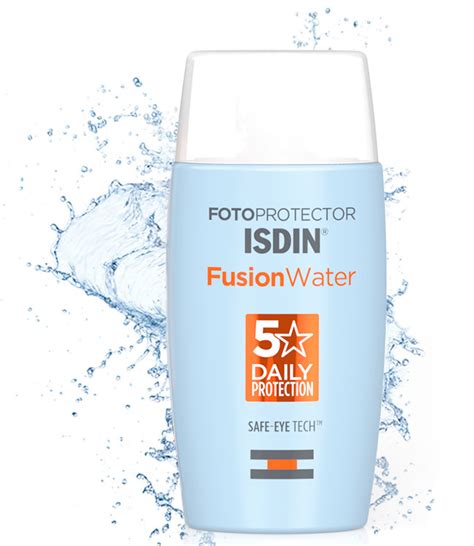 Nuevo Fotoprotector Isdin Facial Fusion Water Isdin