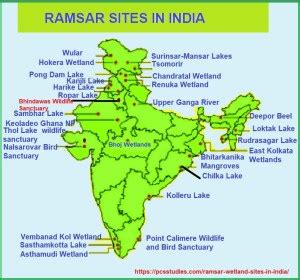 RAMSAR- Wetland Sites in India UPSC PCS BPSC UPPSC Archives - PCSSTUDIES