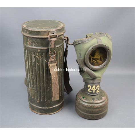 Wehrmacht Gasmaske GM30 Mit FE 37 Filter