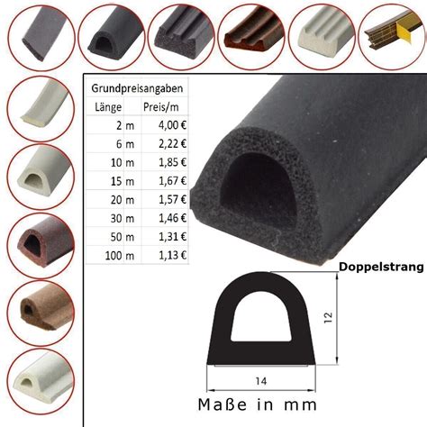 Fensterdichtung Selbstklebend Gummidichtung Türdichtung Dichtband EPDM